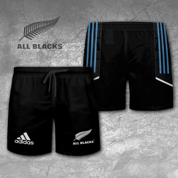 New Zealand National Rugby Union Team All Blacks 3D Shorts - VANDH 1223