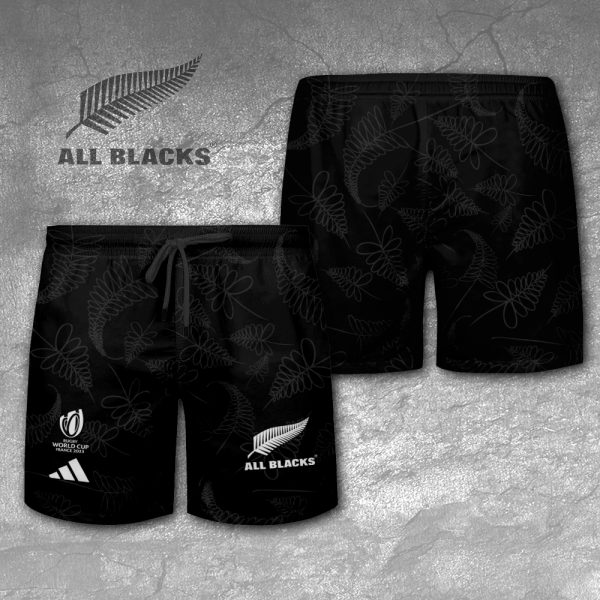 New Zealand National Rugby Union Team All Blacks 3D Shorts - VANDH 1224