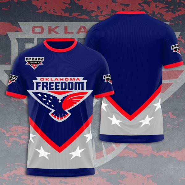 Oklahoma Freedom x Professional Bull Riders 3D Apparel - VANDH 1175