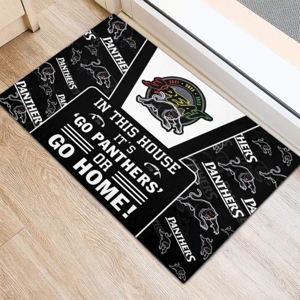 Penrith Panthers Rubber Base Doormat - TANTN 2798