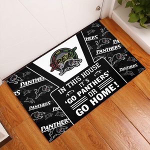 Penrith Panthers Rubber Base Doormat - TANTN 2798