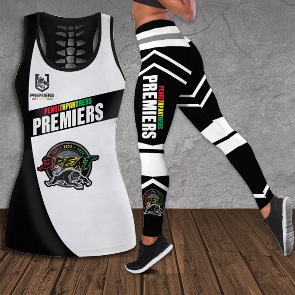 Penrith Panthers Hollow Tank Top Leggings - TANTN 2693