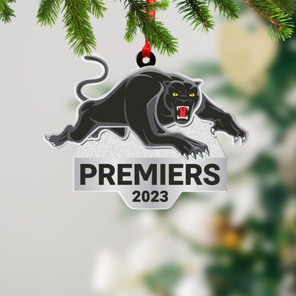 Penrith Panthers 2-Side Printed Acrylic Ornament - TANTN 2848.1