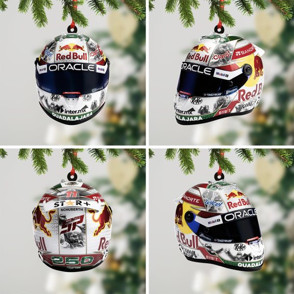 4PCS Red Bull Racing F1 1-Side Printed Acrylic Ornament Set - TANTN 2881