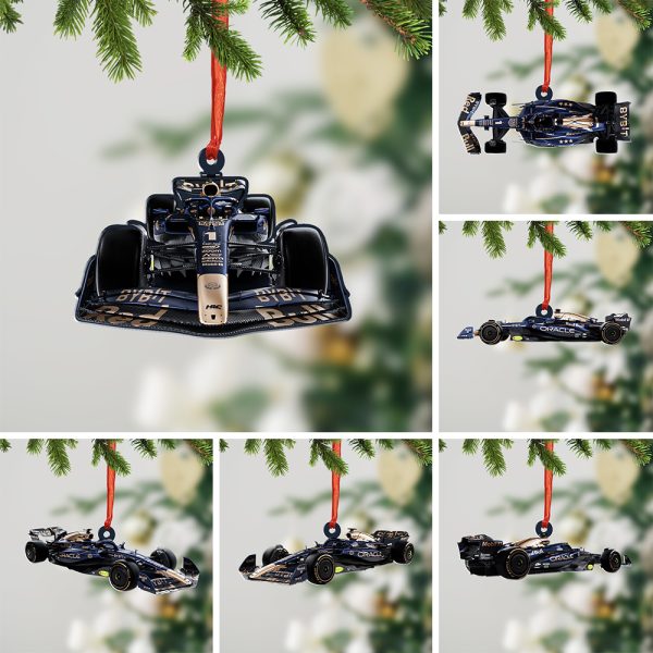 6PCS Red Bull Racing F1 Custom Shape 2-sided Acrylic Ornament - TANTN 2943