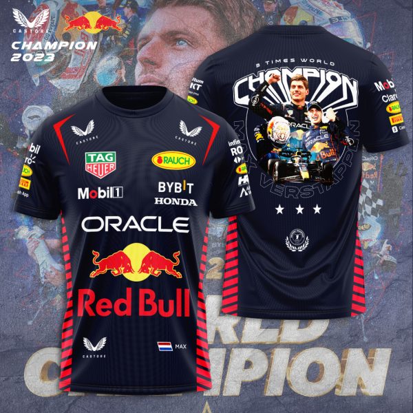 Red Bull Racing F1 2023 Champion 3D Apparel - TANTN 2703