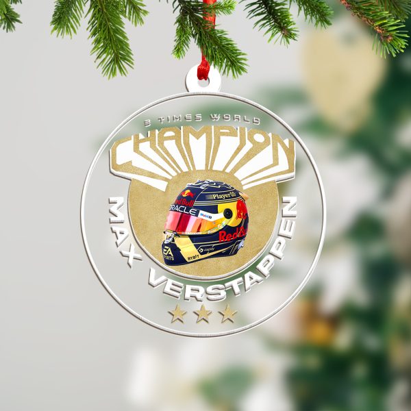 Red Bull Racing F1 Clear 1-Sided Acrylic Ornament - TANTN 2728.6