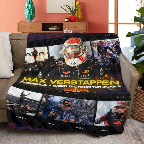 Red Bull Racing F1 2023 Champion Quilt Blanket - TANTN 2716