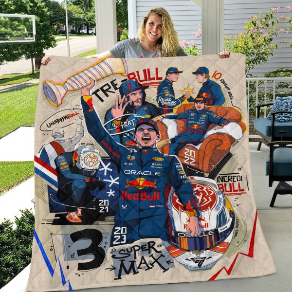 Red Bull Racing F1 2023 Champion Quilt Blanket - TANTN 2717