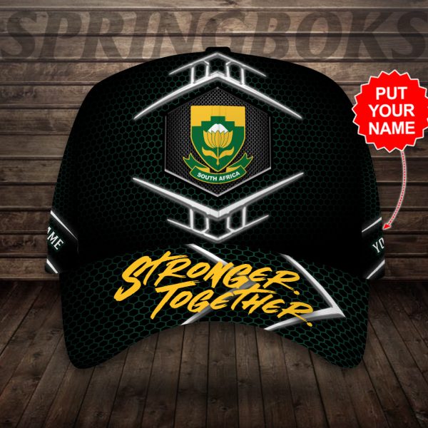 Personalized South Africa National Rugby Union Team Springboks Classic Cap - TANTN 3000