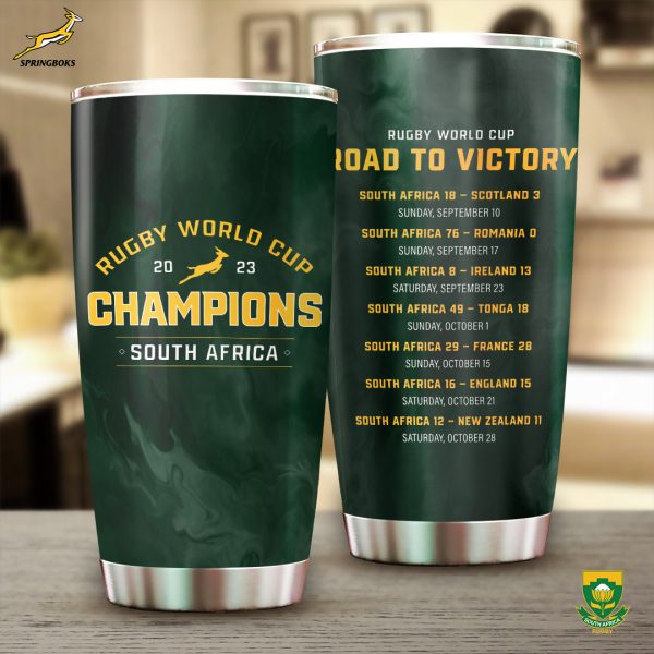 South Africa National Rugby Union Team Springboks Tumbler Cup - TANTN 2977