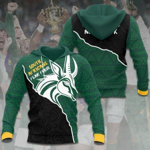 South Africa National Rugby Union Team Springboks 3D Apparel - VANDH 1477