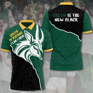 South Africa National Rugby Union Team Springboks 3D Apparel - VANDH 1477