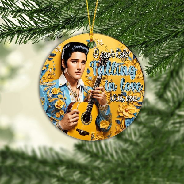 Elvis Presley 2-Side Printed Acrylic Ornament - TANTN 2862.1