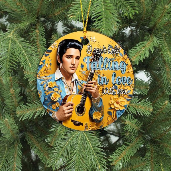 Elvis Presley 2-Side Printed Acrylic Ornament - TANTN 2862.1