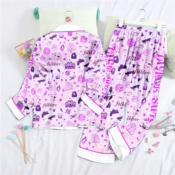 Taylor Swift Button Down Pajamas Set – NGHIAVT 0779