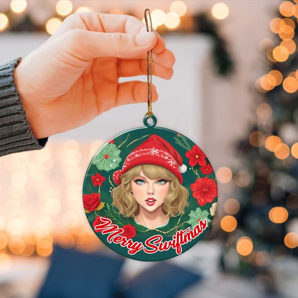 Taylor Swift 2-Side Printed Acrylic Ornament - TANTN 2869.4