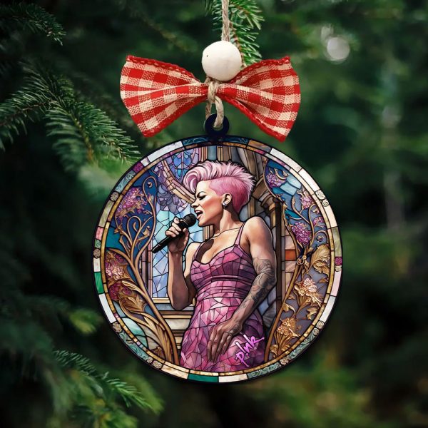 P!nk 2-Side Printed Acrylic Ornament - VANDH 1320