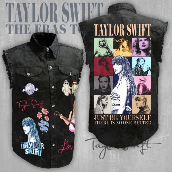 Taylor Swift 3D Lightweight Sleeveless Denim Shirt - ANHNV 3052