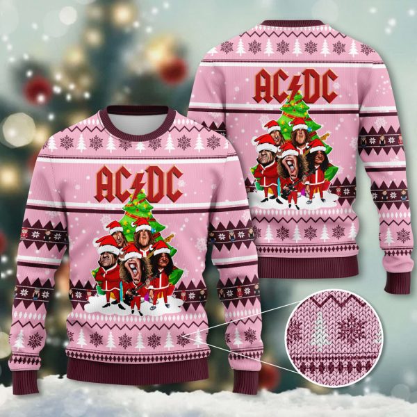 AC/DC 3D Ugly Sweater - NGHIAVT 0949