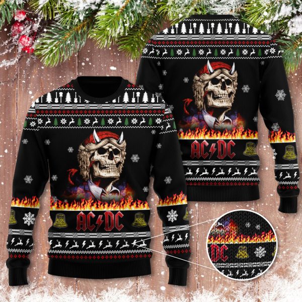 AC/DC 3D Ugly Sweater - NGHIAVT 0950