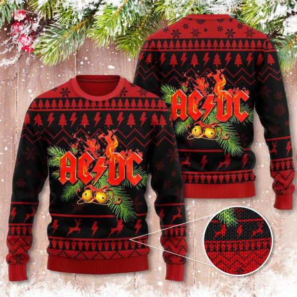 AC/DC 3D Ugly Sweater - NGHIAVT 0954