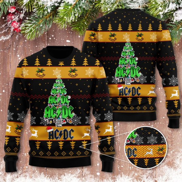 AC/DC 3D Ugly Sweater - NGHIAVT 0955