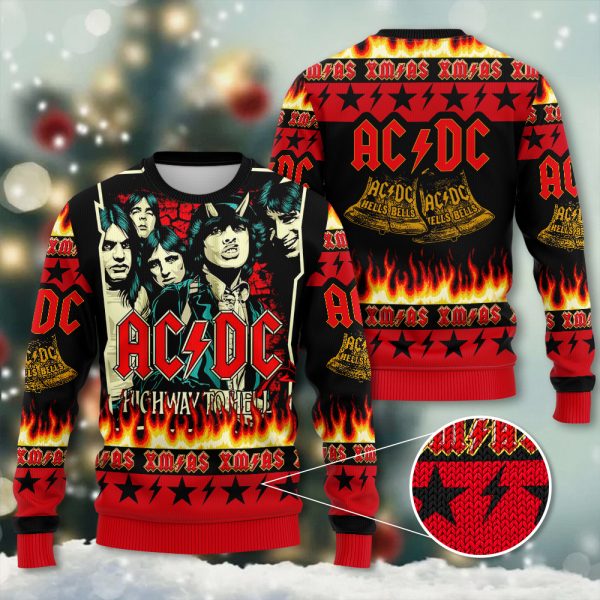 AC/DC 3D Ugly Sweater - ANHNV 3238