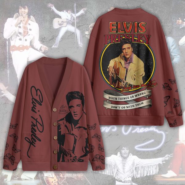 Elvis Presley Unisex Knitted Cardigan - ANHNV 3143