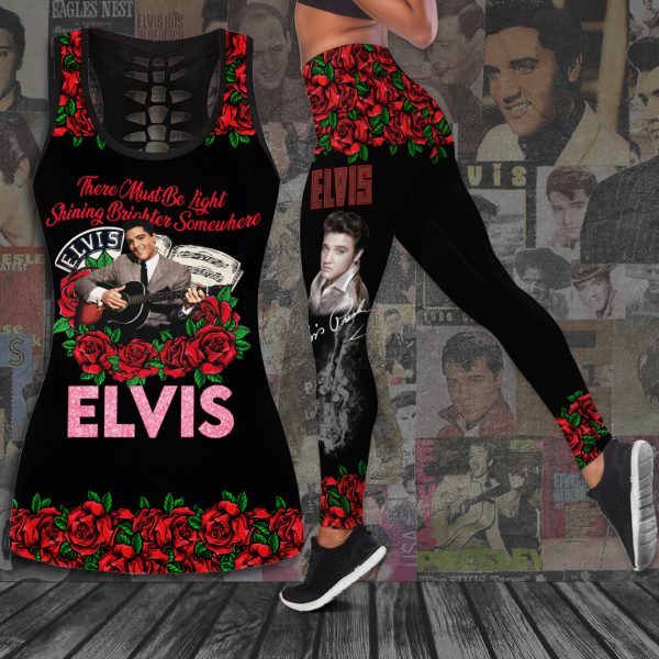 Elvis Presley Hollow Tank Top Leggings - ANHNV 3155