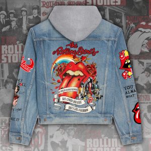 The Rolling Stones Women's Denim Hood Jacket - ANHNV 3173