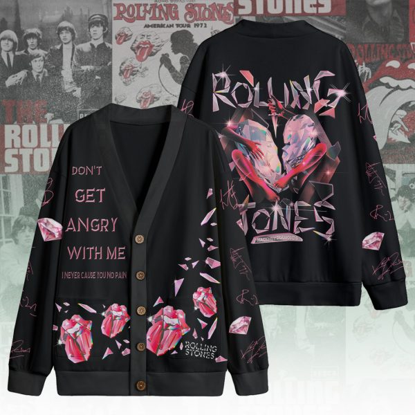 The Rolling Stones Unisex Knitted Cardigan - ANHNV 3175