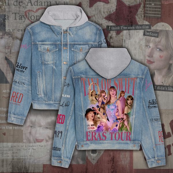 Taylor Swift Women's Denim Hood Jacket - ANHNV 3198