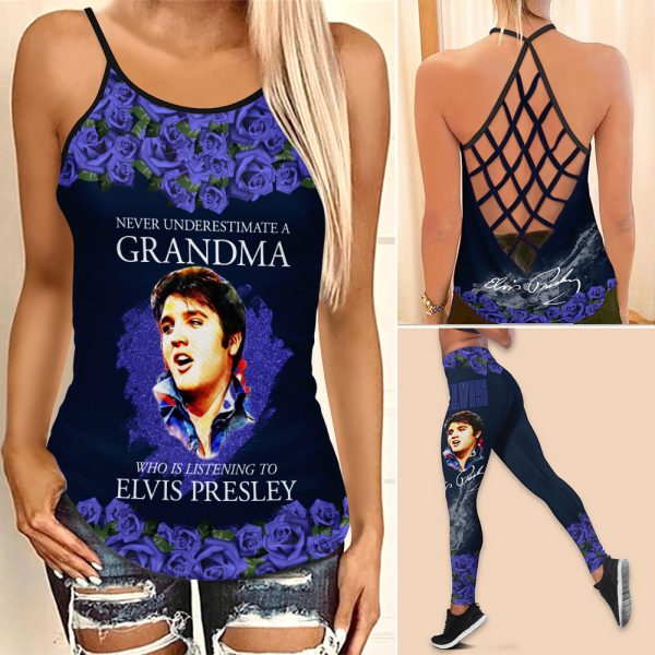 Elvis Presley Criss-Cross & Leggings Set - ANHNV 3205