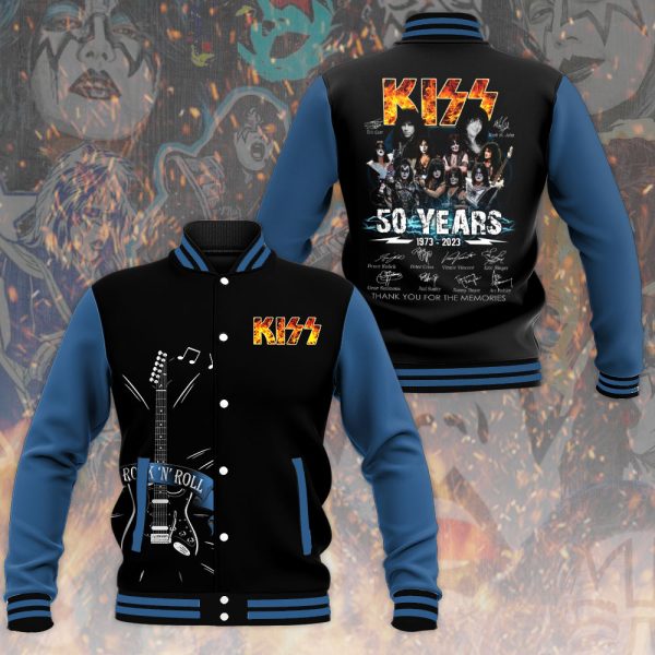 Kiss Band Varsity Jacket - ANHNV 3221