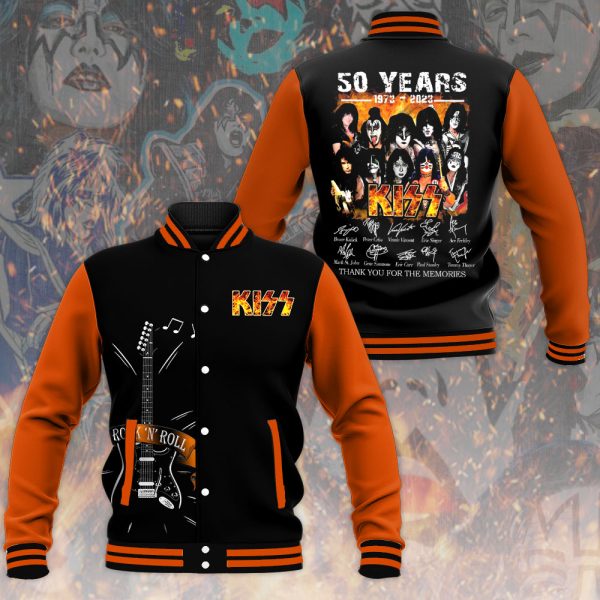 Kiss Band Varsity Jacket - ANHNV 3222