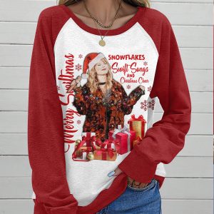 Taylor Swift Round Neck Raglan Sleeve Sweatshirt – ANHNV 3240