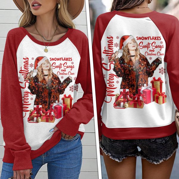 Taylor Swift Round Neck Raglan Sleeve Sweatshirt – ANHNV 3240