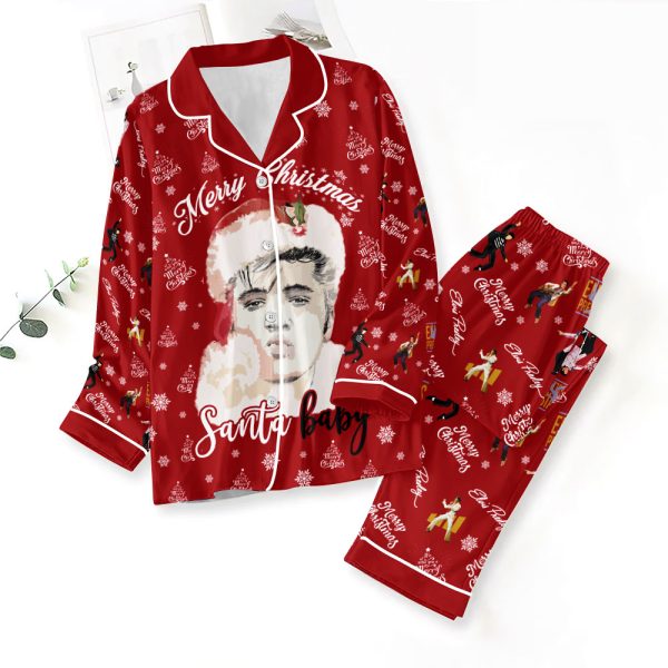 Elvis Presley Button Down Pajamas Set – ANHNV 3248