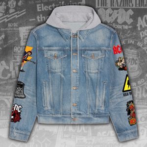 AC/DC Women's Denim Hood Jacket - ANHNV 3255