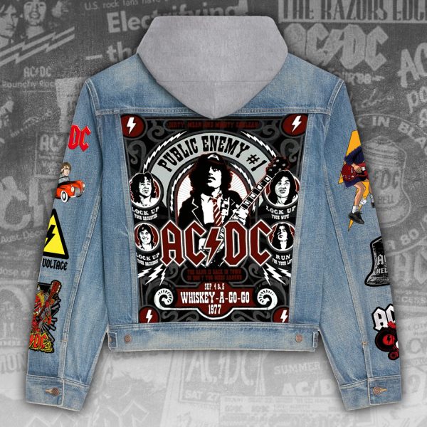 AC/DC Women's Denim Hood Jacket - ANHNV 3257