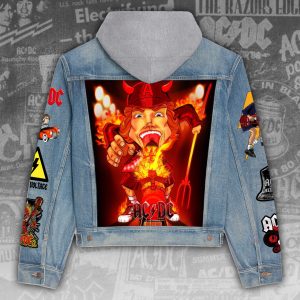 AC/DC Women's Denim Hood Jacket - ANHNV 3258