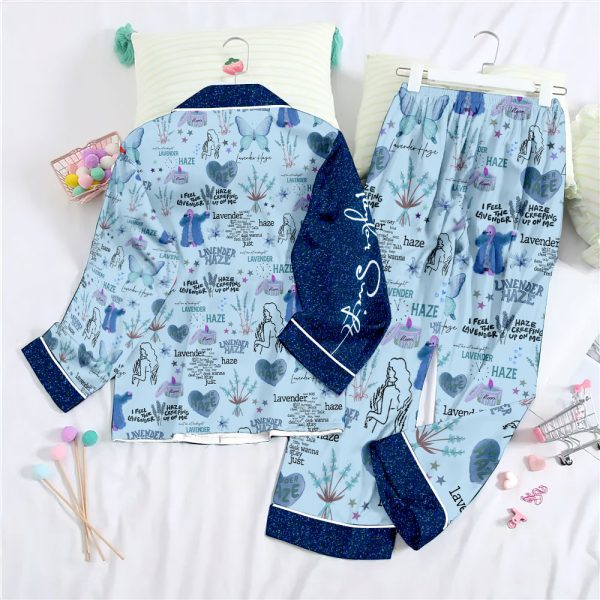 Taylor Swift Button Down Pajamas Set – ANHNV 3293