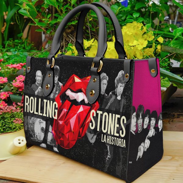 The Rolling Stones Leather HandBag - ANHNV 3306