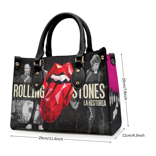 The Rolling Stones Leather HandBag - ANHNV 3306