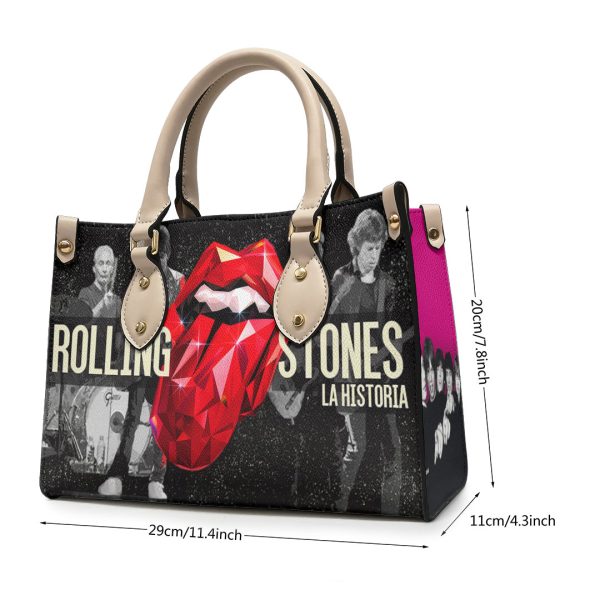 The Rolling Stones Leather HandBag - ANHNV 3306