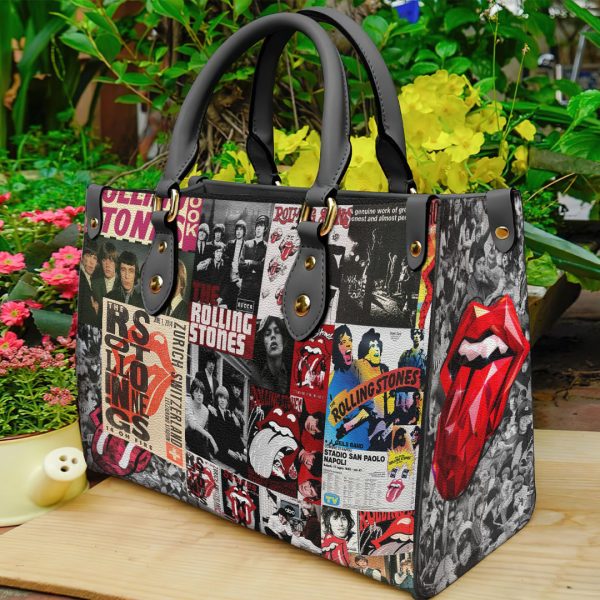 The Rolling Stones Leather HandBag - ANHNV 3307