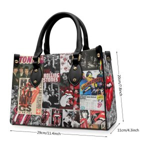 The Rolling Stones Leather HandBag - ANHNV 3307