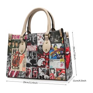 The Rolling Stones Leather HandBag - ANHNV 3307