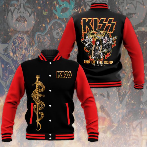 Kiss Band Varsity Jacket - ANHNV 3335